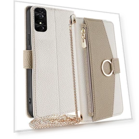 Magnetic Phone Case Zipper Purse Stand Crossbody Cover with Chain Lanyard — Smartwatch Protectors, Smartwatch 2025