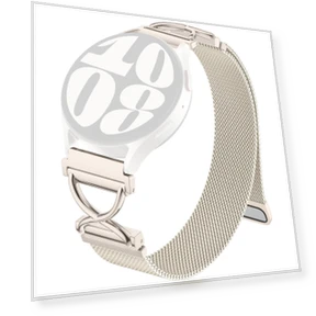 Milanese Band Electroplated Stainless Steel Magnetic Watch Strap — Smartwatch Straps, Smartwatch 2025