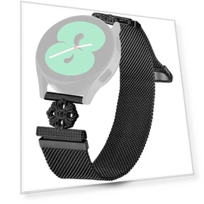 Milanese Band Flower Stainless Steel Magnetic Mesh Watch Strap — Smartwatches, Smartwatch 2025