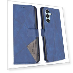 Phone Cases Wallet Stand Geometry Imprinted Leather Cover — Phone Accessories, Smartwatch 2025