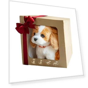 Plush Robot Dog Toy — Interactive, Home Textile Star