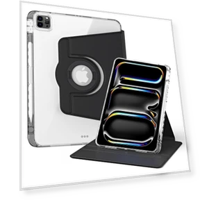 PU Leather + Acrylic Tablet Cover — Keyboard Cases, Smartwatch 2025