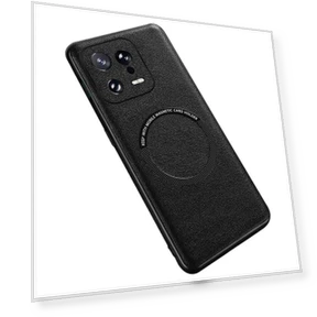 PU Leather Coated TPU+PC Back Case — Phone Accessories, Smartwatch 2025