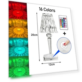 Rechargeable Crystal Table Lamp with Touch Control — Desk & Table Lighting, Fantastic House