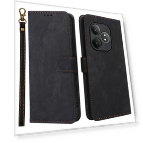 RFID Blocking Stand Phone Cover with Wrist Strap — Screen Protectors, Smartwatch 2025