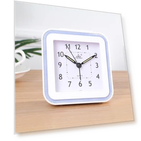 Silent Scanning Speaker with Night Light, Sleep Music, Square Alarm Clock — Alarms & Clocks, Aisaida