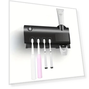 Smart Toothbrush Holder with Automatic Dispenser — Toothbrush Holders, weve