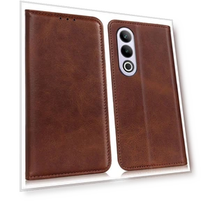 Split Leather Magnetic Adsorption Flip Phone Cover — Flip Cases, Smartwatch 2025
