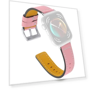 Watch Strap Stitching Lines Genuine Cow Leather Wrist Band — Bands, Smartwatch 2025