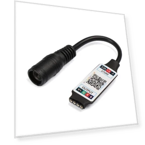 Wireless Female Connector for 4-Pin Bluetooth Adapter RGB Controller — USB, tijnwny