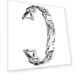 Zinc Alloy Twisted Metal Watch Strap — Smartwatch Straps, Smartwatch 2025