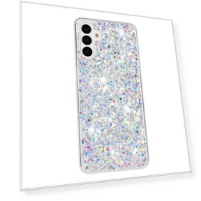 Anti-Scratch Phone Cover Epoxy Glittery Powder TPU Phone Case — Phone Accessories, Smartwatch 2025