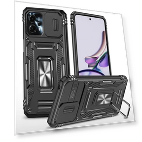 Armor Series Metal Kickstand Cover Slide Lens Lid Phone Case — Basic Cases, Smartwatch 2025