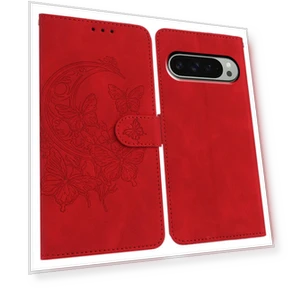 Butterfly Flower Imprinted PU Leather Wallet Stand Phone Cover — Phone Accessories, Smartwatch 2025