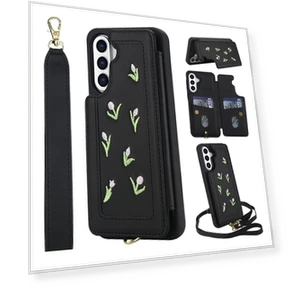Case with Embroidered Tulips — Phone Accessories, Smartwatch 2025