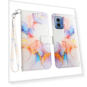 Case with Strap Marble Pattern Leather Phone Cover Card Holder — Basic Cases, Smartwatch 2025