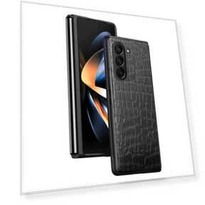 Crocodile Texture Folding Phone Case — Basic Cases, Smartwatch 2025