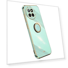 Electroplating Frame Ring Kickstand Anti-Drop TPU Case — Phone Accessories, XINLI