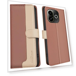 Leather Case Splicing Color RFID Blocking — Smartwatch Protectors, Smartwatch 2025