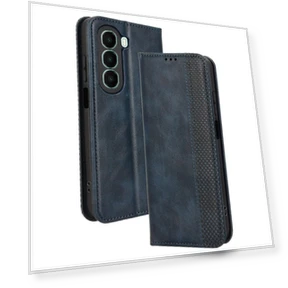 Leather Case Wallet Stand Retro Texture Phone Cover — Basic Cases, Smartwatch 2025