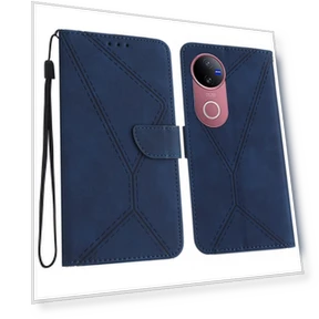 Leather Case with Touch Lines Embossing — Flip Cases, Smartwatch 2025