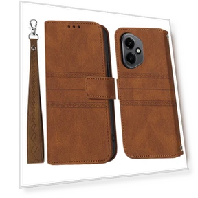 Leather Imprinted Phone Cover with Wrist Strap — Smartwatch Protectors, Smartwatch 2025