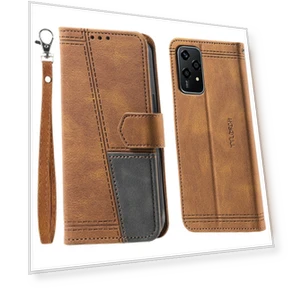 Leather Magnetic Clasp RFID Blocking Phone Cover — Smartwatch Protectors, Smartwatch 2025