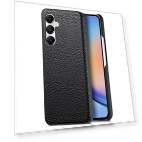 Litchi Texture Leather+PC Back Cover — Bumpers, Smartwatch 2025