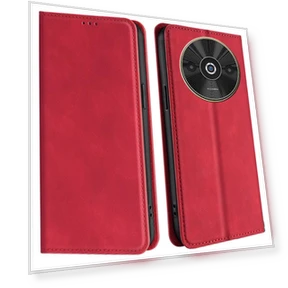 Magnetic Case Leather Skin-Touch Feeling Phone Cover with Card Holder — Phone Accessories, Smartwatch 2025