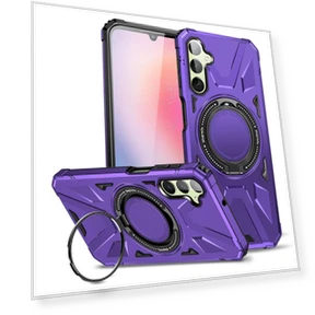 Magnetic Case Ring Holder Kickstand Phone Cover — Phone Accessories, Smartwatch 2025