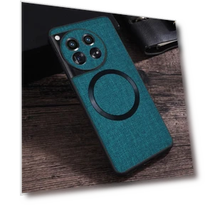 Magnetic Case TPU+Cloth Scratch Resistant Phone Cover — Phone Accessories, Smartwatch 2025