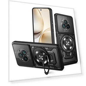 Magnetic Case with Rotating Stand — Phone Accessories, Smartwatch 2025