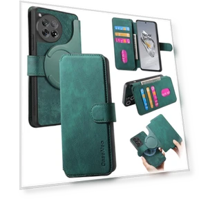 Magnetic Detachable Leather Phone Wallet Cover — Basic Cases, CASENEO