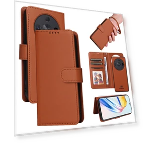 Magnetic Detachable PU Leather Phone Cover with Strap — Smartwatch Protectors, Smartwatch 2025