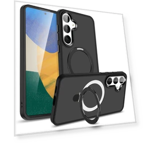 Magnetic Ring Stand Protective Phone Case — Phone Accessories, Smartwatch 2025