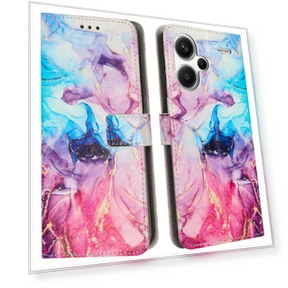 Marble Pattern PU Leather Wallet Case with Wrist Strap — Basic Cases, Smartwatch 2025