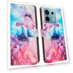 Marble Pattern Wallet Stand Case — Phone Accessories, Smartwatch 2025