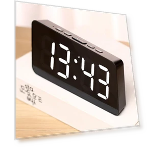 Radio-Controlled Digital Alarm Clock — Alarms & Clocks, Fashionable bags