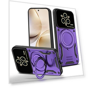 Rotating Magnetic Kickstand Phone Cover — Phone Accessories, Smartwatch 2025