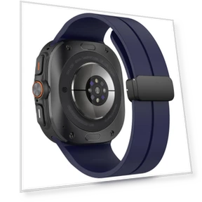 Silicone Watch Band with Magnetic Folding Buckle — Fitness Bands, Smartwatch 2025