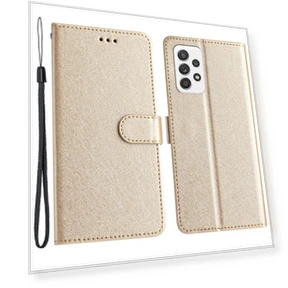 Silk Texture Horizontal Stand Leather Cover Wallet Phone Case — Flip Cases, Smartwatch 2025