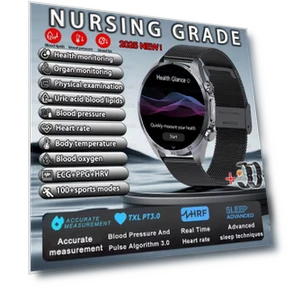 Smart Watch with Pulse Therapy ECG — Smartwatches, ElectronicsHome