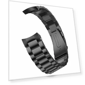 Three Beads Stainless Steel Strap — Smartwatch Straps, Smartwatch 2025