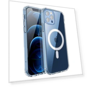 Transparent TPU Phone Cover with MagSafe Compatibility — Phone Accessories, Smartwatch 2025