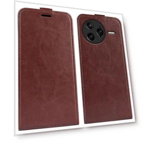 Vertical Flip Leather Phone Cover with Card Slots — Flip Cases, Smartwatch 2025