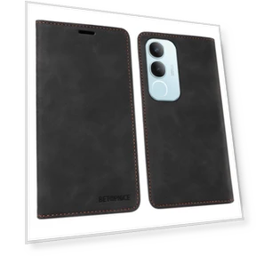 Wallet Case Leather Phone Cover with Stand — Basic Cases, BETOPNICE