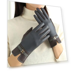 Winter Women's Suede Gloves — Gloves & Mittens, WTEMPO