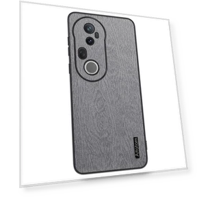 Wood Texture Case with PU Leather Cover — Cases, Smartwatch 2025