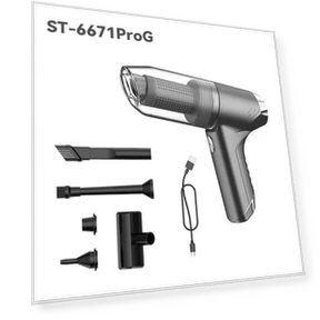 5-in-1 Wireless Automobile Vacuum Cleaner — Vacuums