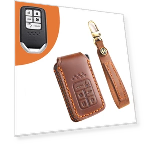 Colorful Smart Car Leather Key Case — Key Holders & Accessories, Auto Parts Decorate
